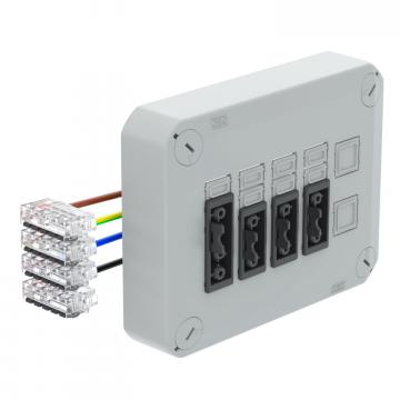 Couvercle enfichable, équipé, OBO GST18