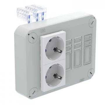 Couvercle enfichable, équipé, Modul 45