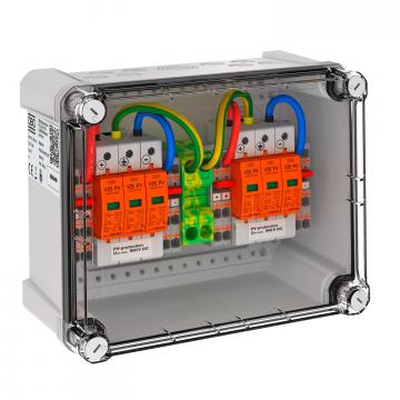 Coffret de raccordement du générateur de type 1 + 2 pour 2 x 2 chaînes
