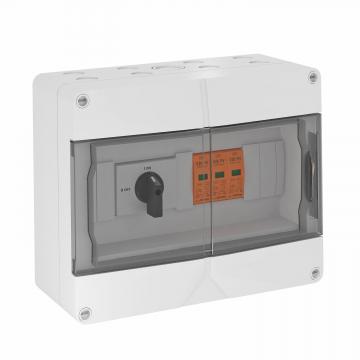 Coffret type 1+2 PV, 900 V CC, sectionneur (32 A)