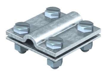 Kruisverbinder voor ronde en platte geleider FT