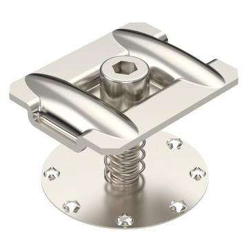 Tussenklem met veer voor montage PV-module