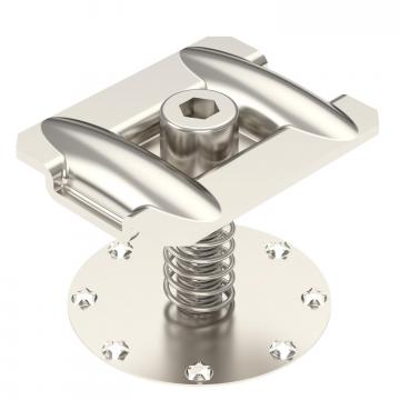 Tussenklem met veer voor montage PV-module