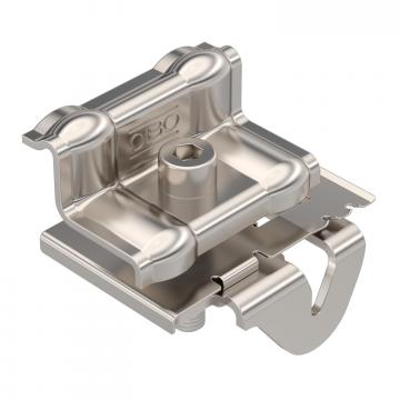 Eindklem voor PV-module montage, vrij veld