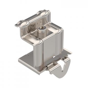 Eindklem voor PV-module montage, vrij veld