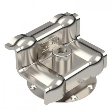 Eindklem met veer voor PV-module montage