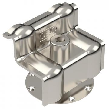 Eindklem met veer voor PV-module montage