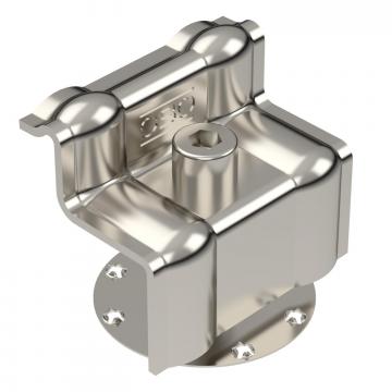 Eindklem met veer voor PV-module montage