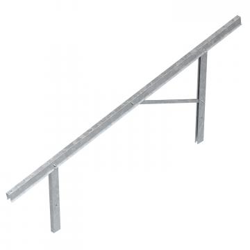 Voorgemonteerde drager voor montage PV-module, vrij veld