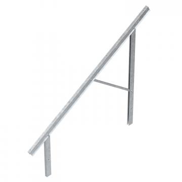 Voorgemonteerde drager voor montage PV-module, vrij veld