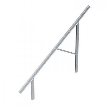 Voorgemonteerde drager voor montage PV-module, vrij veld