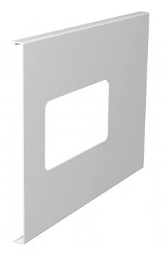 Couvercle WDK pour boîtier d'appareillage double, hauteur de goulotte 210 mm