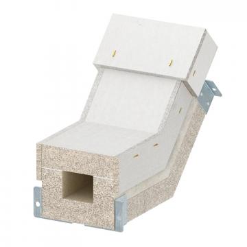 Stijgbocht voor brandwerend kanaal PYROLINE® Con S BSKH09-K0506