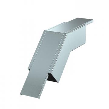 Verticale bocht dalend, kanaalhoogte 80 mm, FS