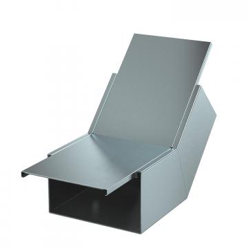 Verticale bocht stijgend, kanaalhoogte 120 mm, FS