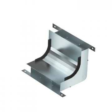 Coude vertical, à 2 compartiments, hauteur 48 mm