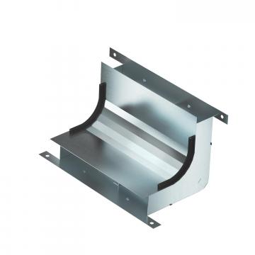 Coude vertical, à 2 compartiments, hauteur 48 mm