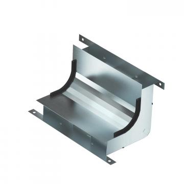 Coude vertical, à 3 compartiments, hauteur 48 mm