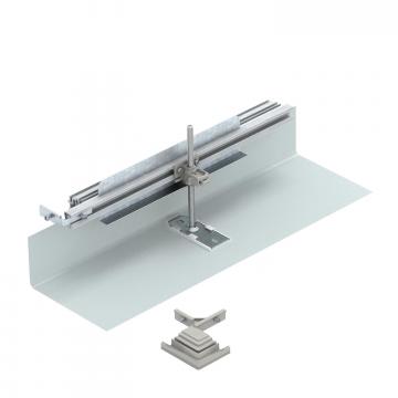 Montageset voor hoekaftakking naar links, hoogte 40-150 mm