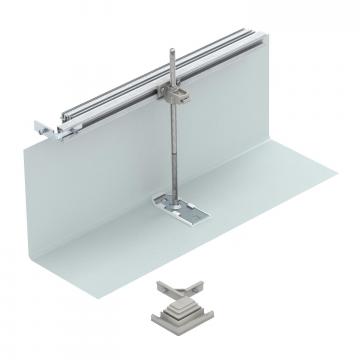 Montageset voor hoekaftakking naar links, hoogte 40-240 mm