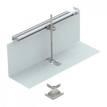 Montageset voor hoekaftakking naar rechts, hoogte 40-240 mm