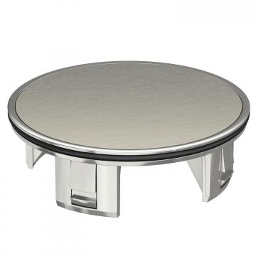 Tube avec plaque de recouvrement, sans poignée, pour cassette cadre et cassette réglable en hauteur