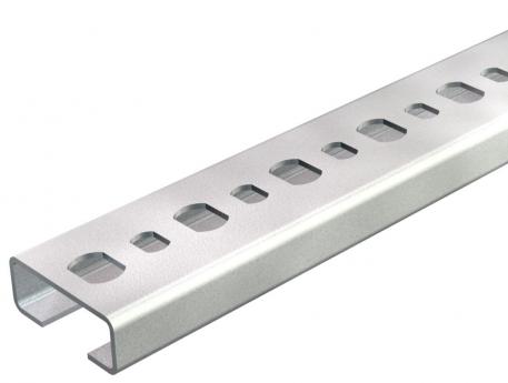 Profielrail CL2510, sleufbreedte 11 mm, FS, geperforeerd 2000 | 25 | 10 | 1 | staal | bandverzinkt