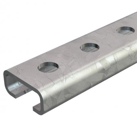 Profielrail CL2712, sleuf 12 mm, FT, geperforeerd 2000 | 27 | 12,5 | 2 | staal | thermisch verzinkt