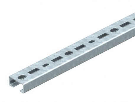 Profielrail CM3015, sleufbreedte 16 mm, FT, geperforeerd 200 | 30 | 15 | 1,5 | staal | thermisch verzinkt