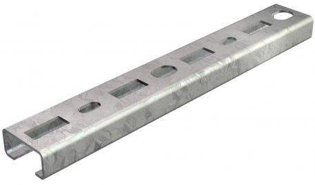 Profielrail CM3015, sleufbreedte 16 mm, FT, geperforeerd 1000 | 30 | 15 | 1,5 | staal | thermisch verzinkt