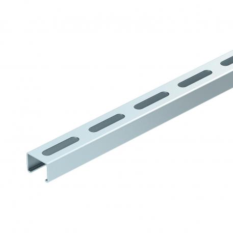 Profielrail CL2518, sleufbreedte 17 mm, FS, geperforeerd 2000 | 25 | 18 | 1,25 | staal | bandverzinkt