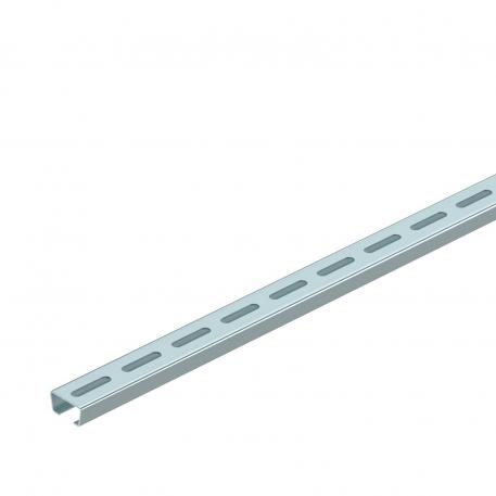 Rail profilé AML3518, ouverture de 16,5 mm, FS, perforé 1000 | 35 | 18 | 2 | acier | galvanisé sendzimir