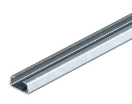 Profielrail CL2512, sleufbreedte 11 mm, FT, niet geperforeerd 2000 | 25 | 12 | 1,5 | staal | thermisch verzinkt