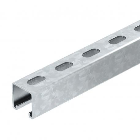 Rail de montage, MS4141, fente 22 mm, FS, perforé 1000 | 41 | 41 | 2,5 | galvanisé sendzimir