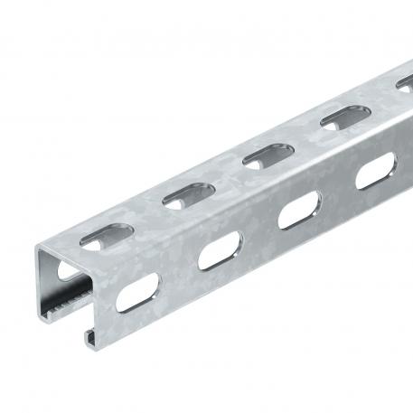 Rail de montage, MS4141, ouverture 22 mm, FS, perforation latérale