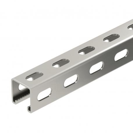 Rail de montage, MS4141, ouvertures 22 mm, A2, perforation latérale