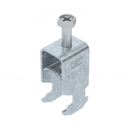 Beugelklem 2056 H-voet, enkelvoudig, metalen drukwand, FT 12 | 16 | 3