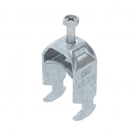 Bride de fixation 2056 pied H, simple, plaque de pression en métal, FT 22 | 28 | 3