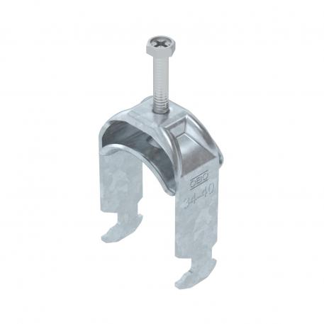 Bride de fixation 2056 pied H, simple, plaque de pression en métal, FT 34 | 40 | 3