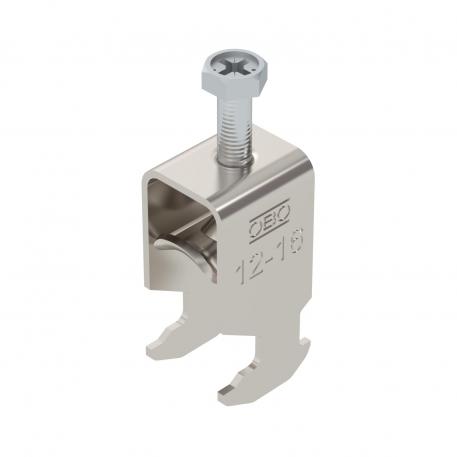 Bride de fixation 2056 pied H, simple, plaque de pression en métal, A2 12 | 16 | 3