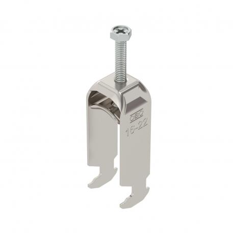 Bride de fixation 2056 pied H, double, plaque de pression en métal, A2 16 | 22 | 3