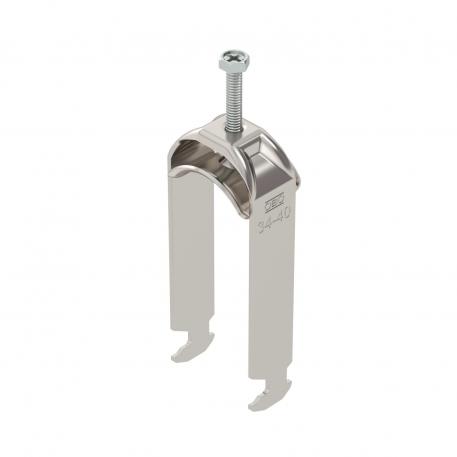 Bride de fixation 2056 pied H, double, plaque de pression en métal, A2 34 | 40 | 3