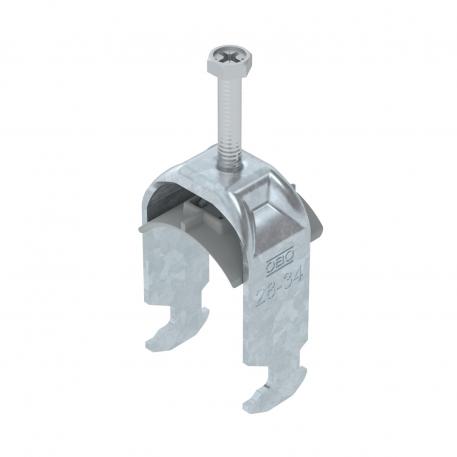 Bride de fixation 2056 pied H, simple, plaque de pression en matière plastique, FT 28 | 34 | 3