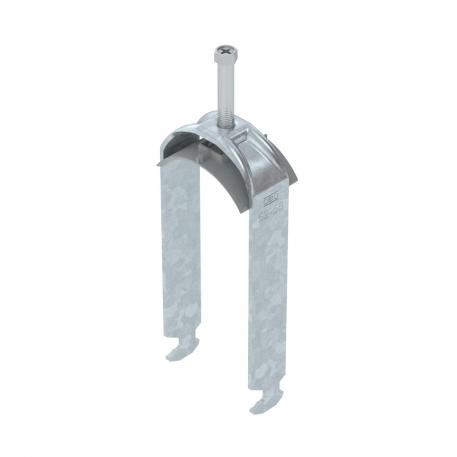 Bride de fixation 2056 pied H, double, plaque de pression en matière plastique, FT 52 | 58 | 5