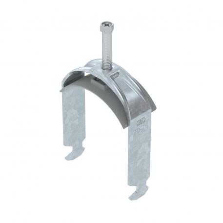 Bride de fixation 2056 pied H, simple, plaque de pression en matière plastique, FT 70 | 76 | 5