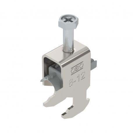 Bride de fixation 2056 pied H, simple, plaque de pression en matière plastique, A2 8 | 12 | 3