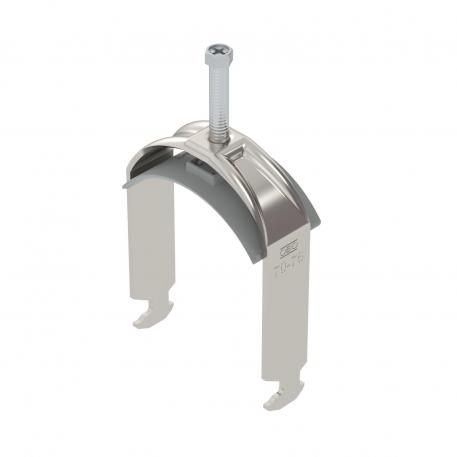 Bride de fixation 2056 pied H, simple, plaque de pression en matière plastique, A2 70 | 76 | 5