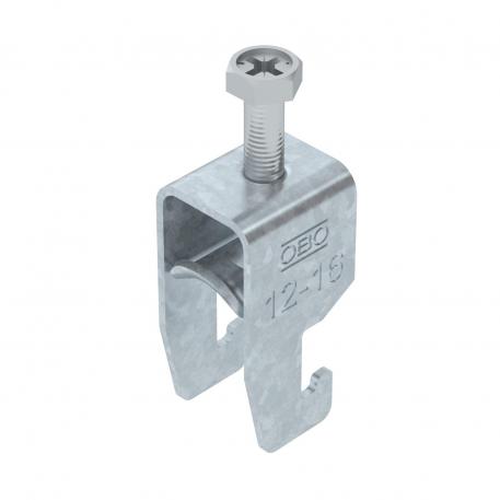 Bride de fixation 2056 pied U, simple, plaque de pression en métal, FT 12 | 16 | 3