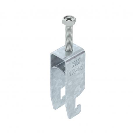 Bride de fixation 2056 pied U, double, plaque de pression en métal, FT 12 | 16 | 3