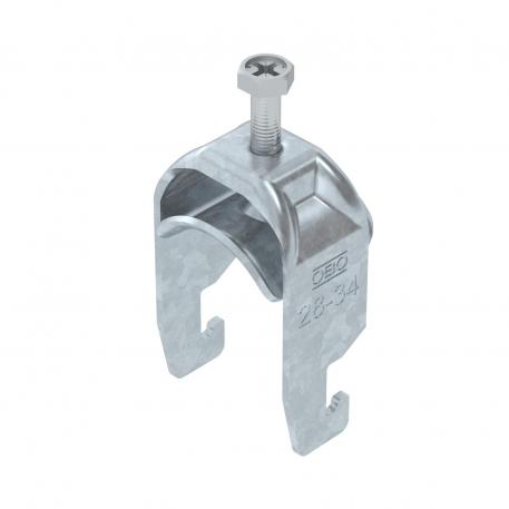 Beugelklem 2056 U-voet, enkelvoudig, metalen drukwand, FT